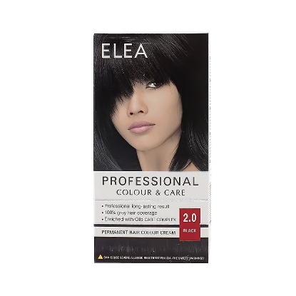 Elea Hair Color Cream 2/0 Black 123ml