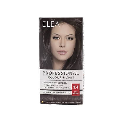 Elea Hair Color Cream 3/4 Dark Chestnut 123ml