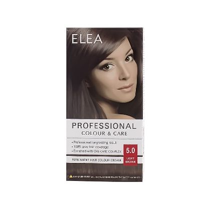 Elea Hair Color Cream 5/0 Light Brown 123ml