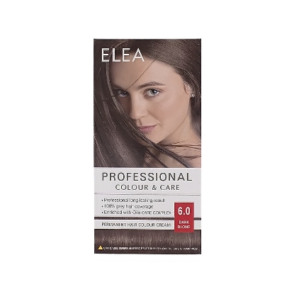 Elea Hair Color Cream 6/0 Dark Blond 123ml