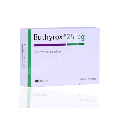 Euthyrox 25Mcg Tabs 100
