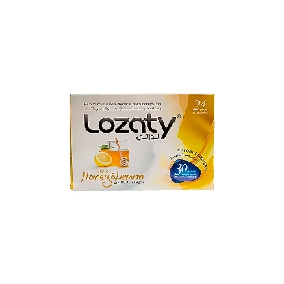 Lozaty Honey & Lemon Lozenges 24