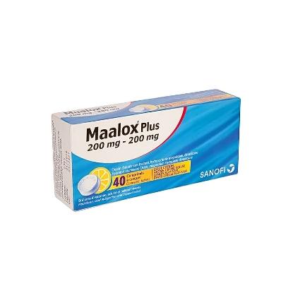 Maalox Plus 40 Tablets 