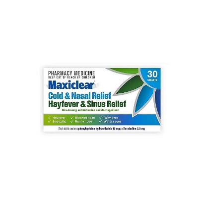 Maxiclear Hayfever & Sinus Relief Tab 30 S