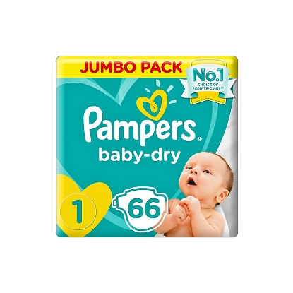 Pampers NB S1 2x66 Jumbo Pack 