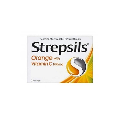 Strepsils Orange with Vitamin C 24