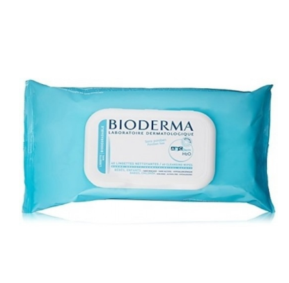 B/D ABC Derm H2O Wipes 60'S for skin cleaning