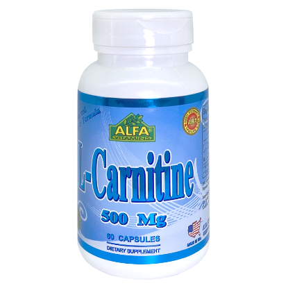 Alfa Vitamins L-Carnitine 500Mg Caps 60'S