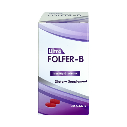 Mega Pharma Ultra Folfer-B Tablets 60'S