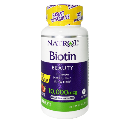 Natrol Biotin 10, 000mcg F/D tab 60's