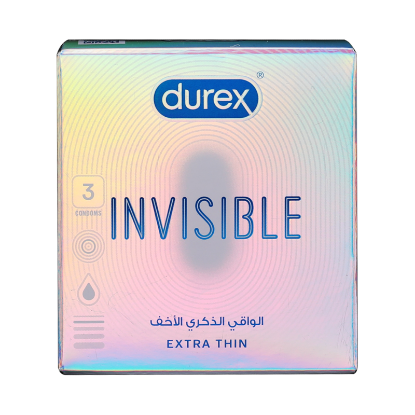 Durex Invisible Extra Thin Condoms 3'S